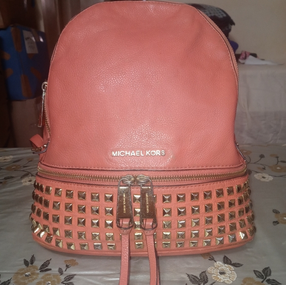Michael Kors Studded BackPack - Picture 2 of 11